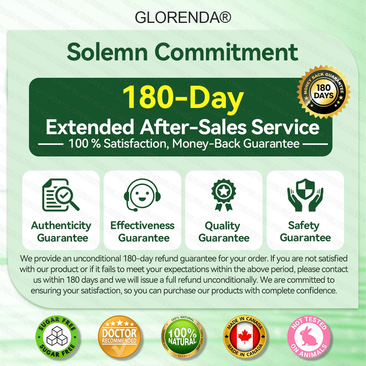 Persistence=Results!Enjoy a limited-time 30% discount on 𝐆𝐋𝐎𝑹𝑬𝑵𝑫𝗔®.Many customers opt to purchase six boxes at once (a 42-day supply) – not only does this consolidate results, but it also secures you a fantastic value bundle! 👍⏰